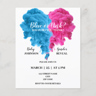 Papier Le genre de fumée révèle des invitations