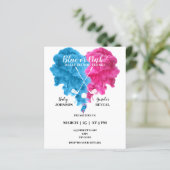 Papier Le genre de golf révèle des invitations (Debout devant)