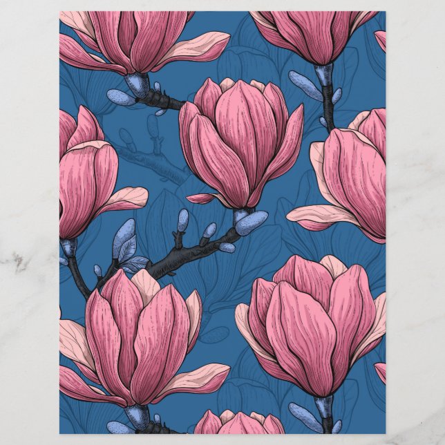 Papier Le jardin de Magnolia (Devant)