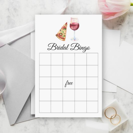 Papier Le jeu de bingo Perfect Pair Bridal