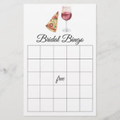 Papier Le jeu de bingo Perfect Pair Bridal (Devant)