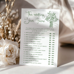 Papier Le jeu de chaussures de mariage Off the Market Jeu