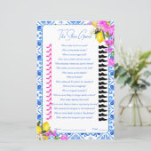 Papier Le jeu de chaussures jeu Fête des mariées (Debout devant)