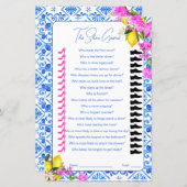 Papier Le jeu de chaussures jeu Fête des mariées (Devant / Derrière)