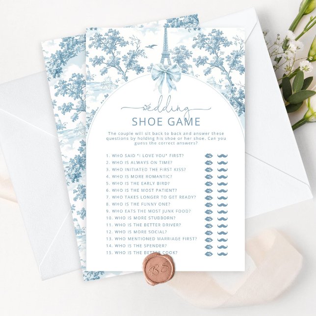 Papier Le jeu de chaussures mariage Toile Mariée français (Créateur téléchargé)