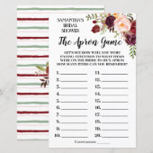 Papier Le Jeu de Fête des mariées des Fleurs de Marsala A (Devant / Derrière)