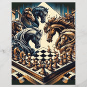 Papier Le jeu des chevaliers - les échecs rencontre l'ima (Devant)