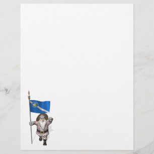 Papier Le Joueur Santa Claus Avec L'Ensigne De Las Vegas