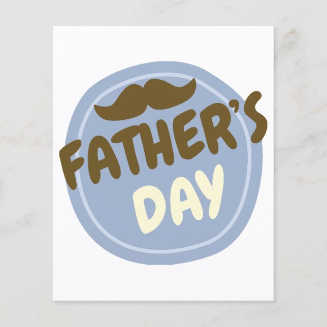 Papier Le Jour des pères (Devant)