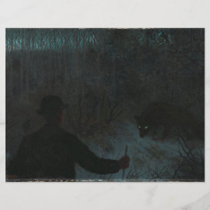 Papier Le Lad des cendres et le Livre du Loup