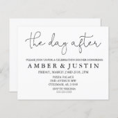 Papier Le lendemain | Invitation (Devant / Derrière)