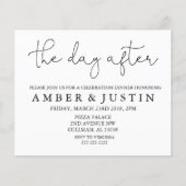 Papier Le lendemain | Invitation (Devant)