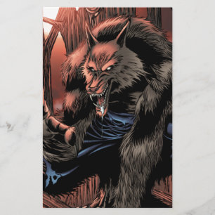 Papier Le loup-garou de la Lune rouge