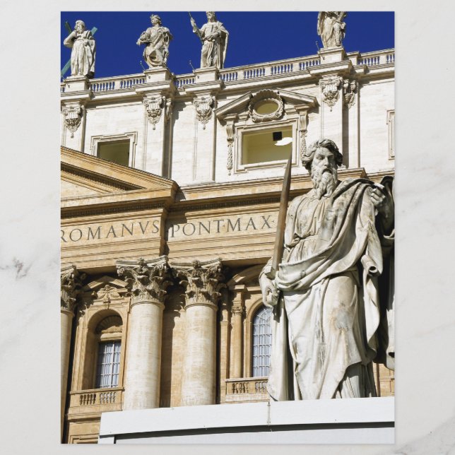 Papier Le musée du Vatican (Devant)