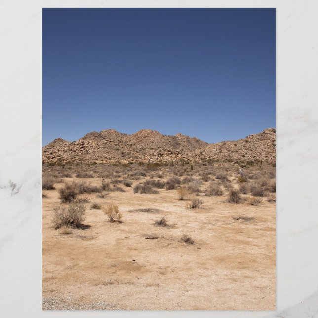 Papier Le Parc national de Joshua Tree (Devant)