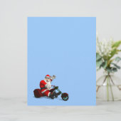 Papier Le Père Noël En Voyage (Debout devant)