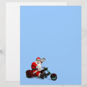 Papier Le Père Noël En Voyage (Devant / Derrière)