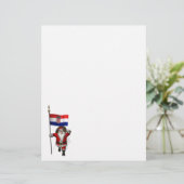 Papier Le Père Noël visite la Croatie (Debout devant)