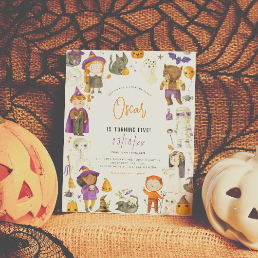 Papier Le Petit Costume du Budget Spooky Halloween