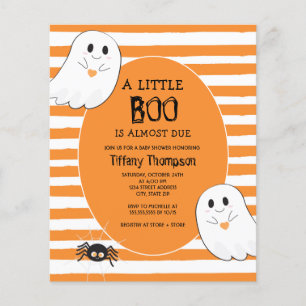 Papier Le petit fantôme du budget d'Halloween Baby shower