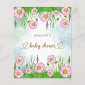 Papier Le Petit Fleur sauvage Est Sur Le Chemin De Bucket (Dos)