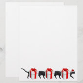 Papier Le plus long chat du monde (Devant / Derrière)