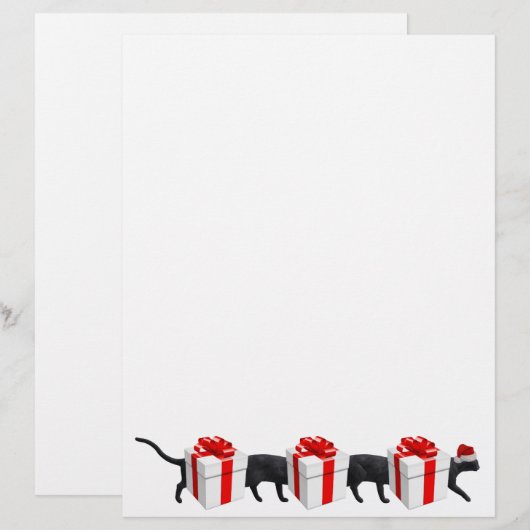 Papier Le plus long chat du monde (Devant / Derrière)