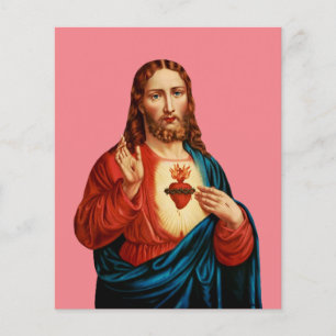 Papier Le Portrait d'Art Fin du Sacré-Cœur de Jésus
