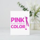 Papier Le Rose Est Ma Couleur Préférée (Debout devant)