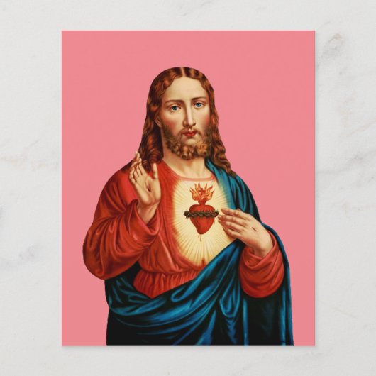 Papier Le Sacré-Cœur de Jésus (Devant)