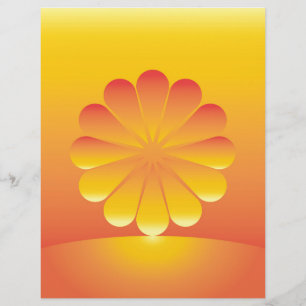 Papier le soleil se lève