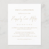 Papier Le Texte D'Or BUDGÉTAIRE Heureusement Jamais Après (Devant)