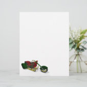 Papier Le trike du Père Noël (Debout devant)