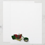Papier Le trike du Père Noël (Devant / Derrière)