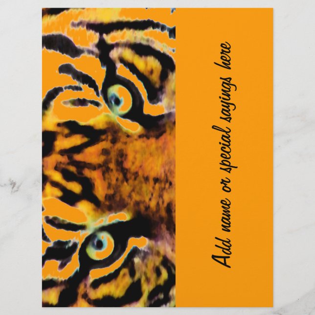 PAPIER LE YEUX DE TIGER (Devant)