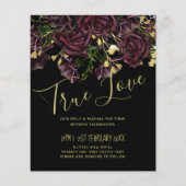 Papier LeahG BUDGET Dark PLUM Rose Mariage (Devant)
