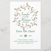 Papier LeahG BUDGET Économisez Dates Couleurs de couronne (Devant)