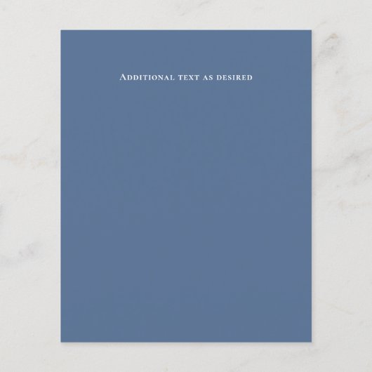 Papier LeahG BUDGET Enregistrer La Date Blue Sky Watercol (Dos)