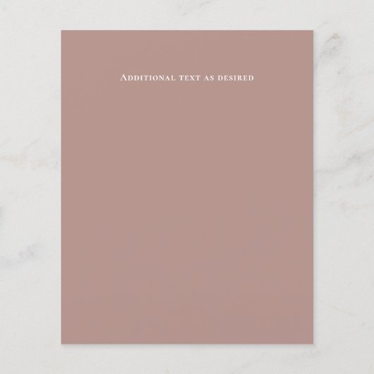 Papier LeahG BUDGET Enregistrer La Date Burnt Peach Aquar (Dos)