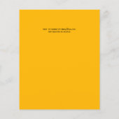 Papier LeahG Budget Mariage RÉCEPTION Tournesols rustique (Dos)