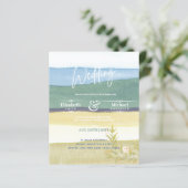 Papier LeahG BUDGET Natures Dream Wedding Invitation (Debout devant)