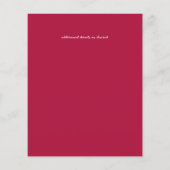 Papier LeahG Budget PHOTO Enregistrer Date Fruity Berry A (Dos)
