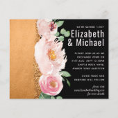 Papier LeahG Budget Rose Glamor Girly Mariage (Devant)