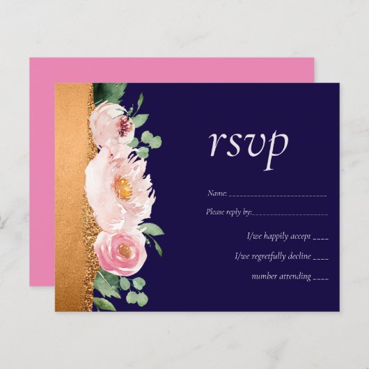 Papier LeahG Budget Rose Glamor Girly Mariage (Devant / Derrière)