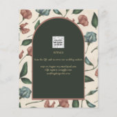Papier LeahG Emerald Green Terracotta Fall Enregistrer la (Dos)