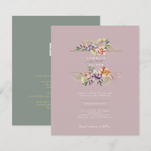 Papier LeahG Mariage de fleurs florales Boho printemps ét