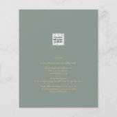 Papier LeahG Mariage de fleurs florales Boho printemps ét (Dos)