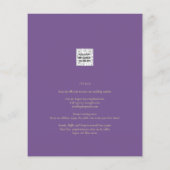 Papier LeahG Mariage de fleurs florales Boho printemps ét (Dos)