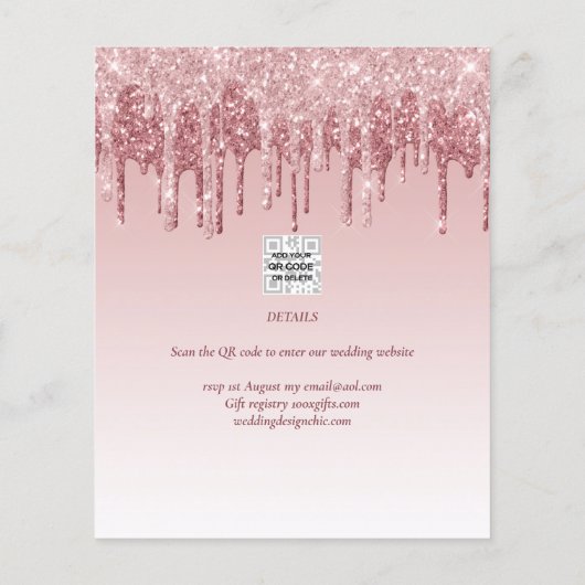 Papier LeahG Parties scintillant Drips Photo Overlay Mari (Dos)