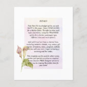 Papier LeahG Rose Calla Lily PHOTO Overlay Mariage Invite (Dos)
